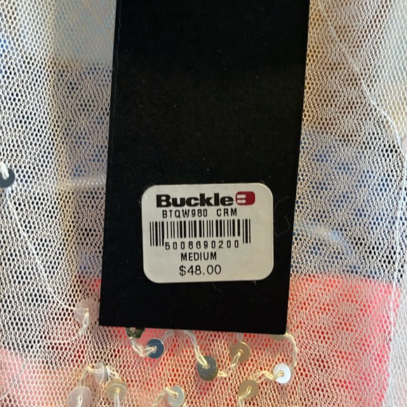 Sequined, elegant, special occasion, see through top. NWT - Picture 6 of 6